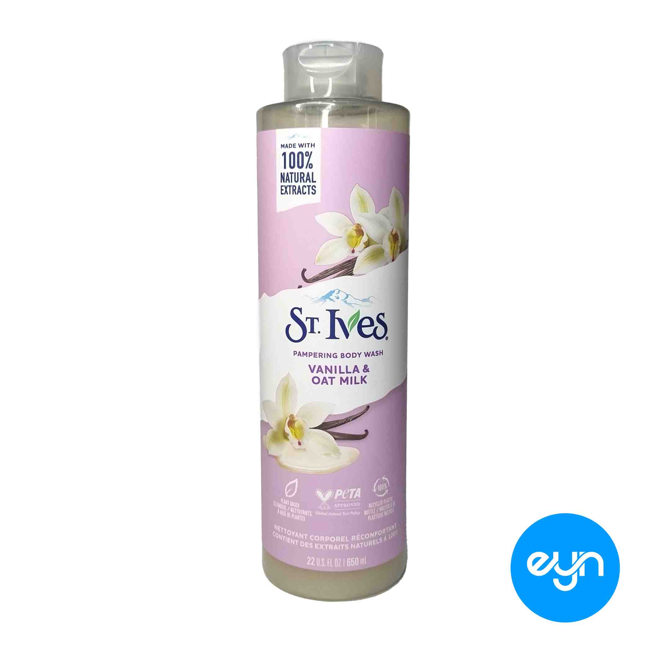شامپو بدن سنت ايوز آمريکايي 650 ميل مدل  vanilla & oat milk 