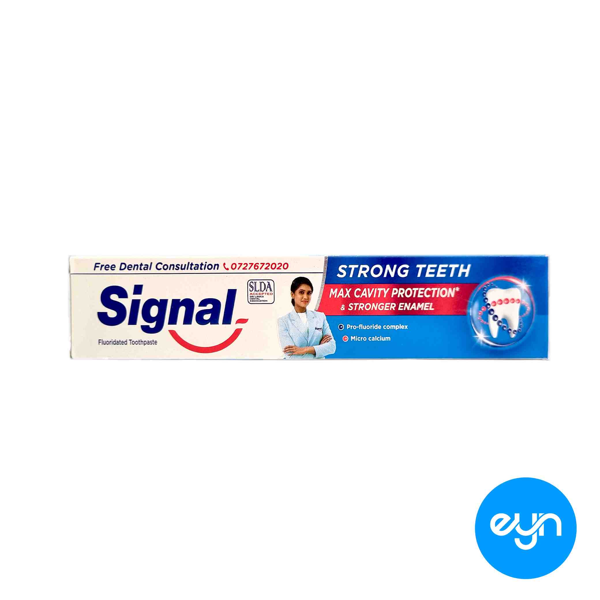 خمير دندان سيگنال 160 گرم سري لانکا مدل strong teeth 