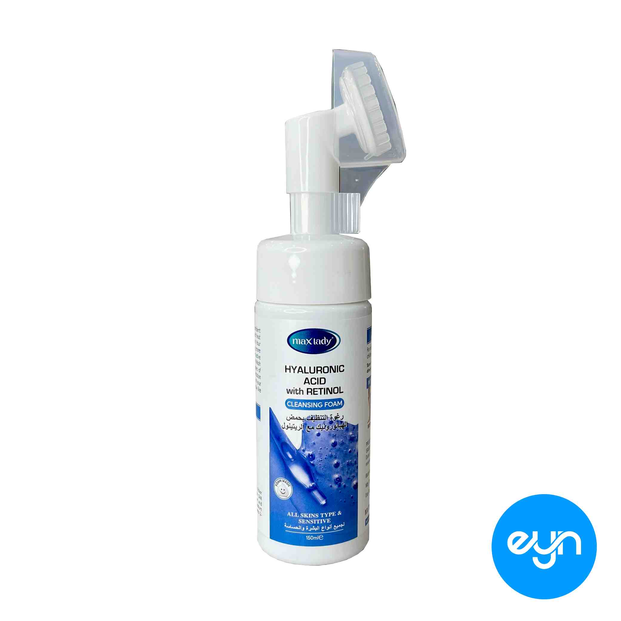 فوم شستشو صورت 150 ميل  MAX LADY مدل  HYALURONIC ACID 